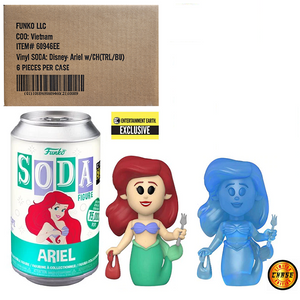 Ariel - Little Mermaid Funko SODA Exclusive Case Of 6 Figures