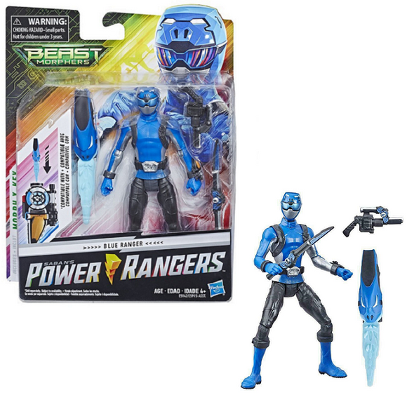 Beast Morphers Blue Ranger - Power Rangers 6-Inch Action Figure