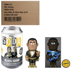 Black Adam – DC Funko Soda [Factory Sealed Case (6) With Chase]