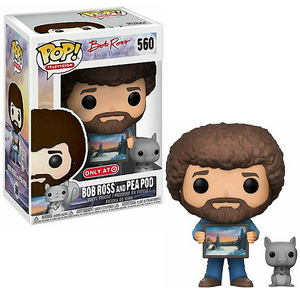 Bob Ross and Pea Pod #560 - Joy of Painting Funko Pop! TV Exclusive