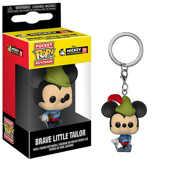 Brave Little Tailor - Mickey Mouse Pocket Funko Pop! Keychain