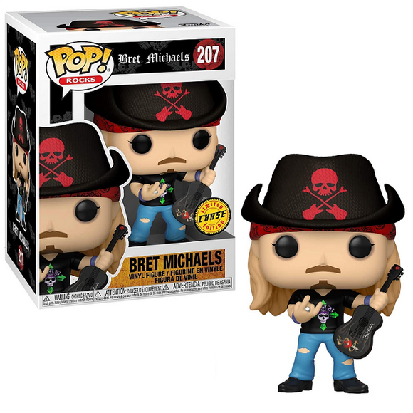 Bret Michaels #207 - Bret Michaels Funko Pop! Rocks Chase