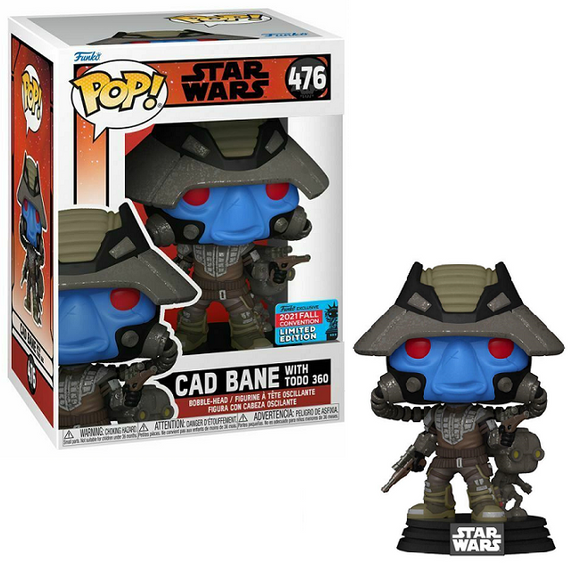 Cad Bane with Todo 360 #476 - Star Wars Funko Pop! Limited Edition