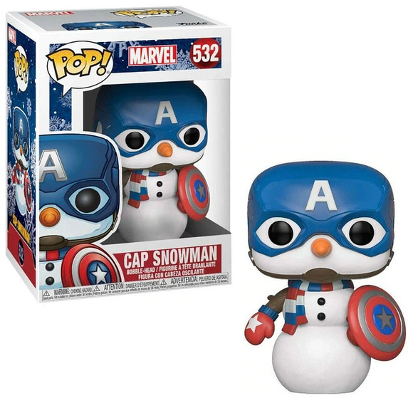 Cap Snowman #532 - Marvel Funko Pop!