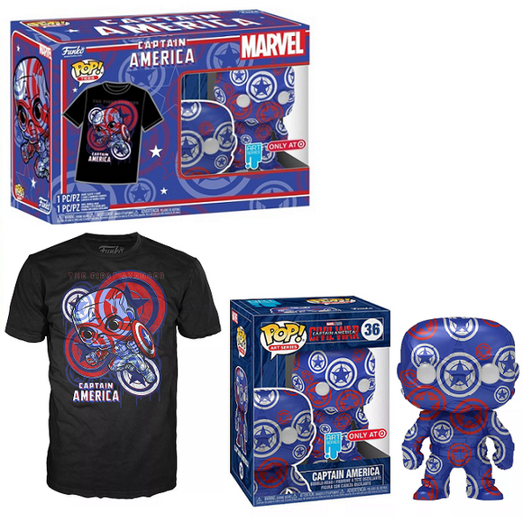 Captain America #36 – Marvel Patriotic Age Funko Pop! & Tee [Target Exclusive Size-2XL]