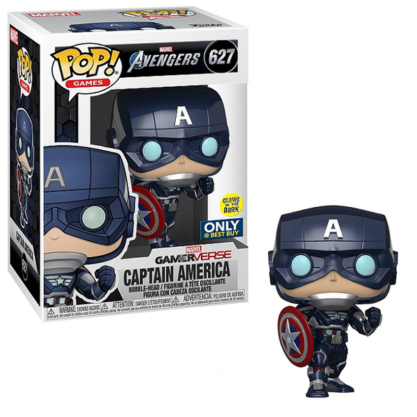 Captain America #627 – Avengers Gamerverse Funko Pop! Games [Gitd Best – A1  Swag