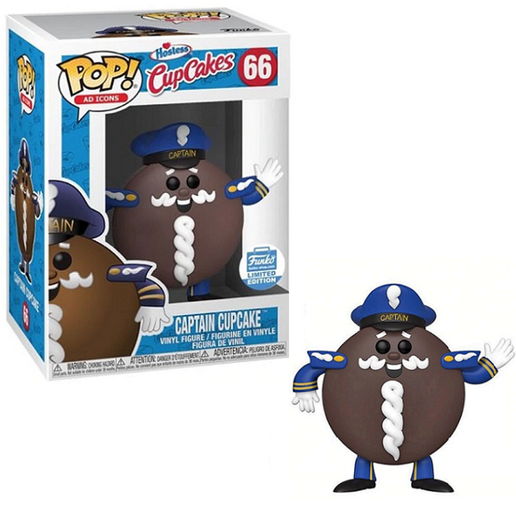 Captain Cupcake #66 - Hostess Funko Pop! Ad Icons Limited Edition