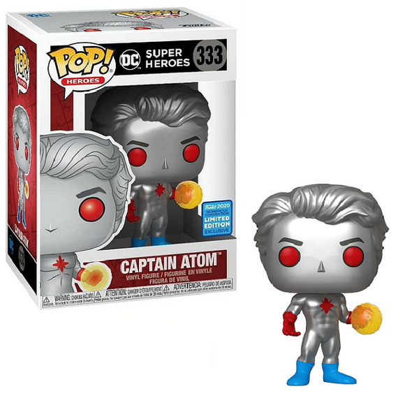 Captain Atom #333 - DC Super Heroes Funko Pop! Heroes Exclusive