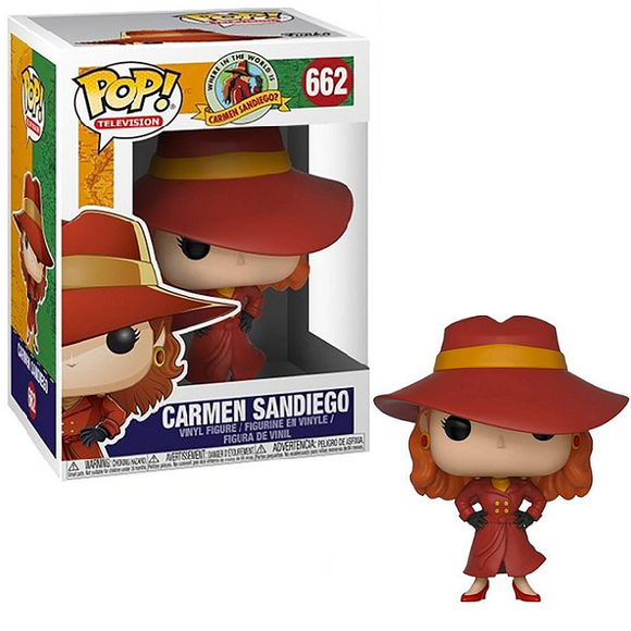 Carmen Sandiego #662 - Where in the World Is Carmen Sandiego Funko Pop! TV