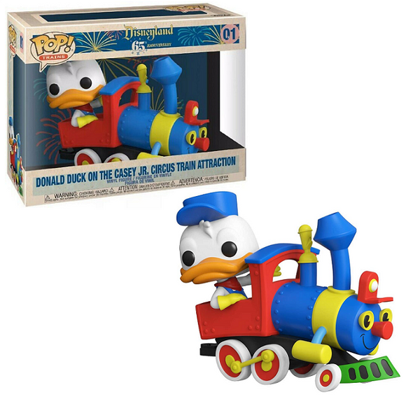 Donald Duck On The Casey Jr Circus Train Attraction #01 - Disneyland 65th Funko Pop! Trains