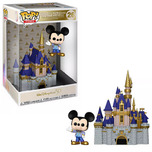 Cinderella Castle And Mickey Mouse #26 - Disney 50th Anniversary Pop! Town Vinyl Figure