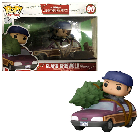 Clark Griswold with Station Wagon #90 - Christmas Vacation Funko Pop! Rides