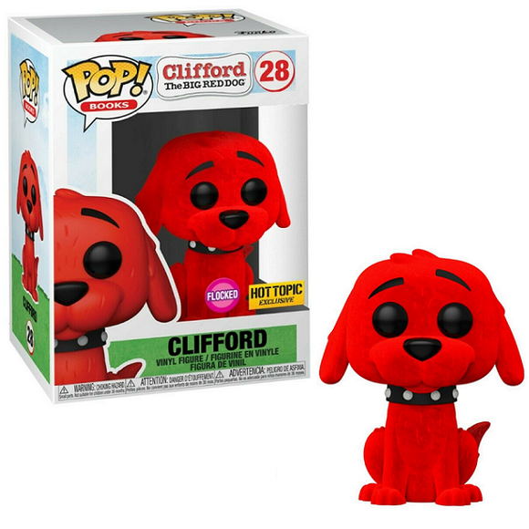 Clifford #28 - Clifford The Big Red Dog Funko Pop! Books Flocked Exclusive