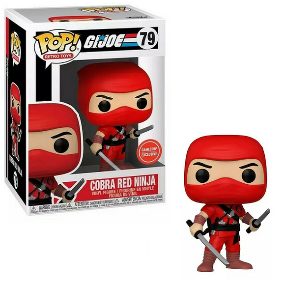 Cobra Red Ninja #79 - GI Joe Funko Pop! Retro Toys Exclusive