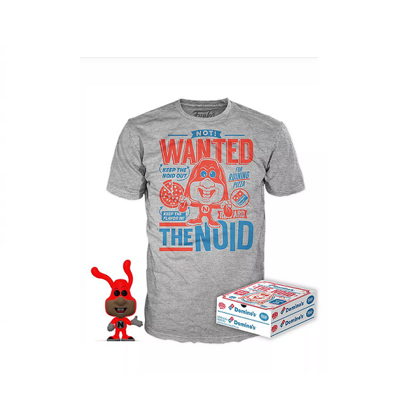 This Dominos The Noid Funko Pop! & Tee Collectors Box