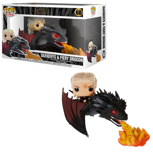 Daenerys & Fiery Drogon #68 - Game of Thrones Funko Pop! Rides