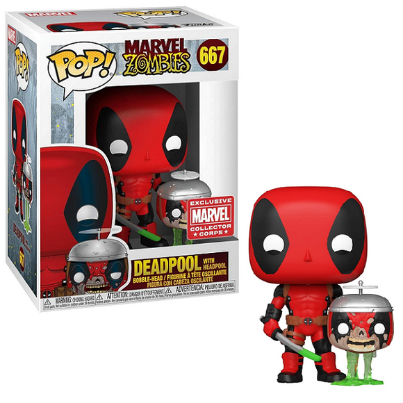 Deadpool with Headpool #667 - Marvel Zombies Funko Pop! Exclusive