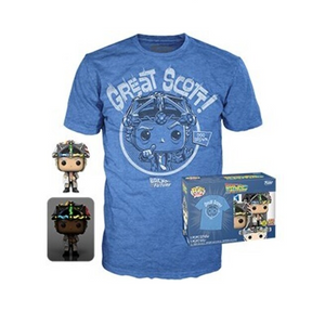 Doc With Helmet #959 - Back To The Future Pop! Tees Vinyl Figure