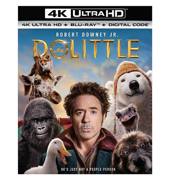 Dolittle [4K Ultra HD Blu-ray/Blu-ray] [2020]