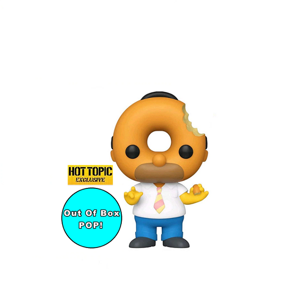 Donut Head Homer #1033 - The Simpsons Treehouse of Horror Funko Pop! TV Exclusive Out Of Box