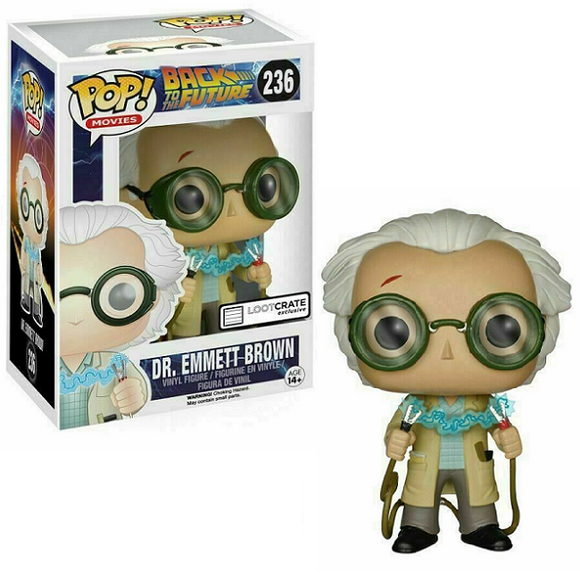 Dr Emmet Brown #236 - Back to the Future Funko Pop! [Loot Crate Exclusive]