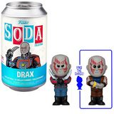 Drax Guardians of the Galaxy Vol. 3 Funko SODA can, figure out of can, and possible Chase