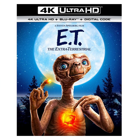 E.T. The Extra-Terrestrial [40th Anniversary Edition] [4K Ultra HD Blu-ray] [1982] [No Digital Copy]