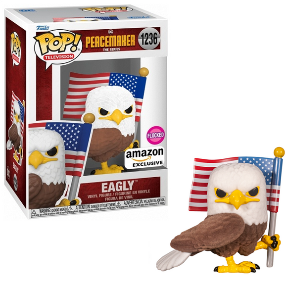 Eagly #1236 - Peacemaker Funko Pop! TV [Flocked Amazon Exclusive]