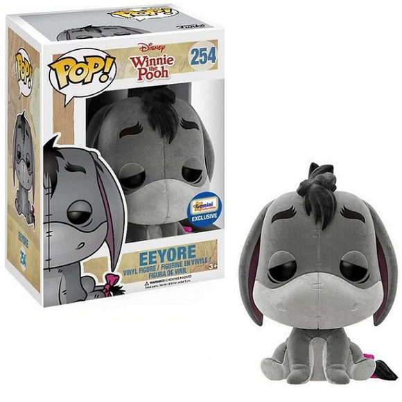 Eeyore #254 - Winnie the Pooh Funko Pop! [Flocked Gemini Exclusive]