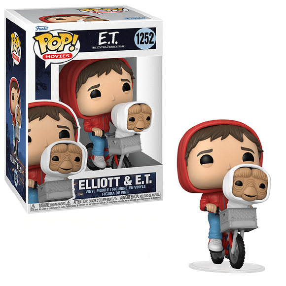Elliot & ET #1252 - ET Funko Pop! Movies [in Bike Basket]