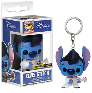 Elvis Stitch - Lilo & Stitch Funko Pocket Pop! Keychain [Hot Topic Exclusive]