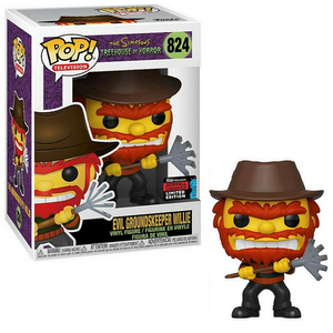 Evil Groundskeeper Willie #824 – Simpsons Tree House Of Horror Funko Pop! TV [2019 Fall Convention] [Minor Box Damage]