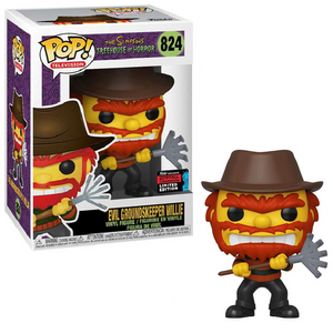 Evil Groundskeeper Willie #824 - The Simpsons Treehouse of Horror Funko Pop! TV [2019 Fall Convention Limited Edition]