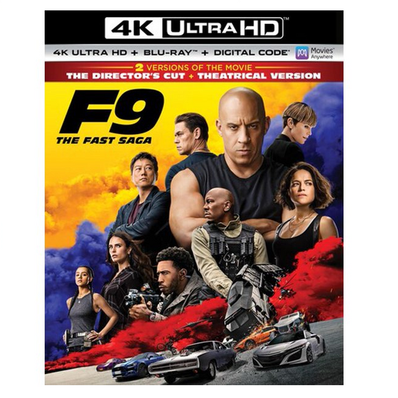 F9 The Fast Saga [4K Ultra HD Blu-ray/Blu-ray] [2021] [No Digital Copy]