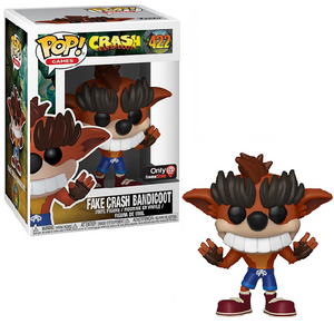 Fake Crash Bandicoot #422 - Crash Bandicoot Funko Pop! Games [GameStop Exclusive]