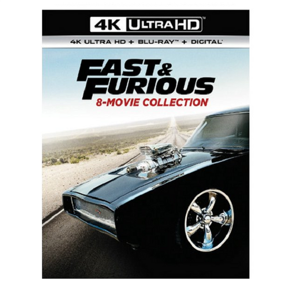 Fast & Furious 8-Movie Collection [4K Ultra HD Blu-ray/Blu-ray] [No Digital Copy]