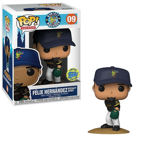 Felix Hernandez  #09 – Everett Aquasox Funko Pop! Aquasox [Specialty Jersey] [Funko Field Limited Edition]