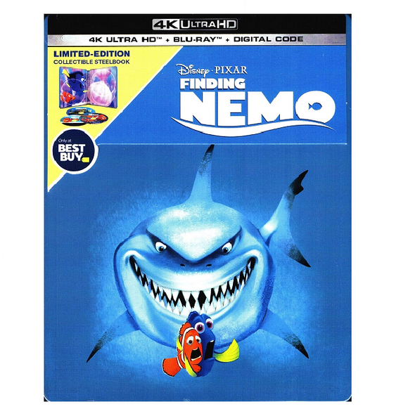 Finding Nemo [SteelBook] [4K Ultra HD Blu-ray/Blu-ray] [Best Buy Exclusive] [2003]
