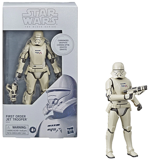 First Order Jet Trooper - Star Wars The Black Series 6-Inch Carbonized Action Figure
