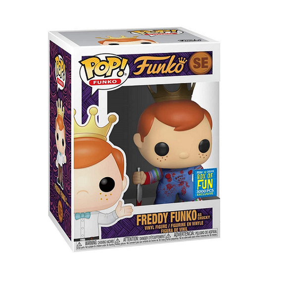 Freddy Funko as Chucky #SE - Funko Pop! Funko [Bloody 2019 Funko Box Of Fun Exclusive]