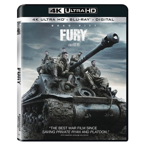 Fury [4K Ultra HD Blu-ray/Blu-ray] [2014]