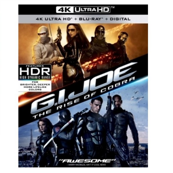 GI Joe The Rise of Cobra [4K Ultra HD Blu-ray/Blu-ray] [2009]