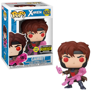 Gambit #553 - X-Men Funko Pop! [GITD EE Exclusive]