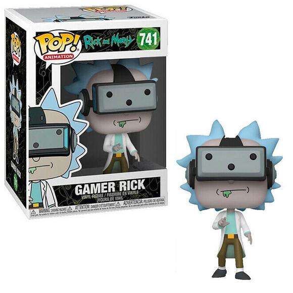 Gamer Rick #741 - Rick and Morty Funko Pop! Animation [GameStop Exclusive]