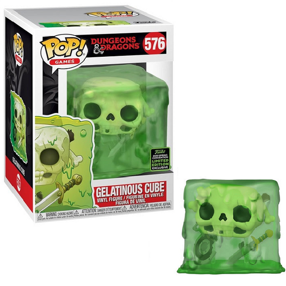 Gelatinous Cube #576 - Dungeons and Dragons Funko Pop! Games [2020 ECCC Spring Convention Exclusive]