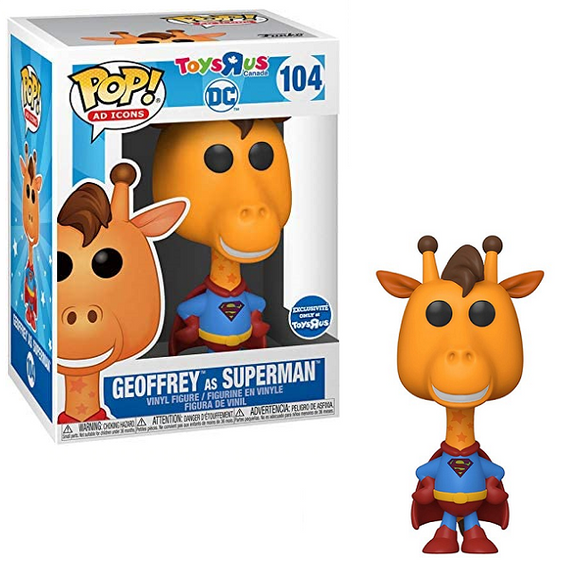 Geoffrey as Superman #104 - DC Funko Pop! Ad Icons [Toys R Us Exclusive]