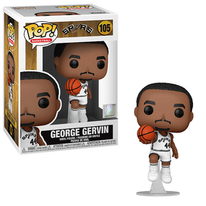 George Gervin #105 – Spurs Funko Pop! Basketball [Home Jersey]