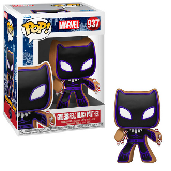 Gingerbread Black Panther #937 - Marvel Funko Pop! [Holiday]