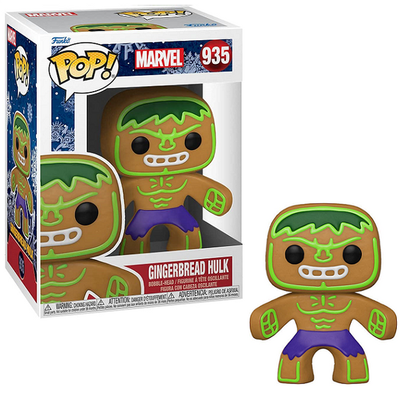 Gingerbread Hulk #935 - Marvel Funko Pop! [Holiday]