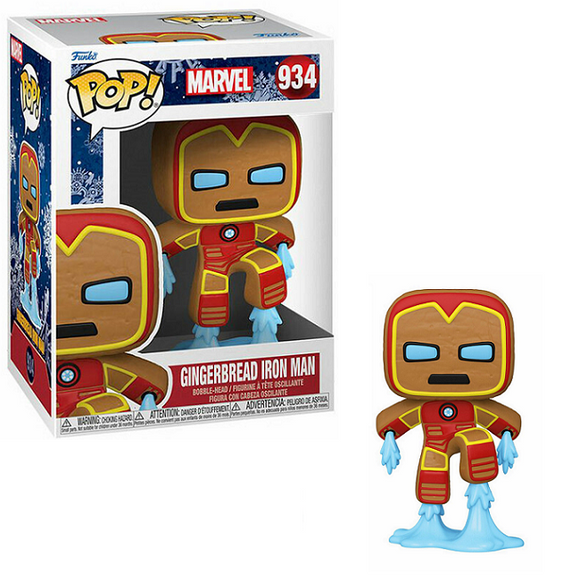 Gingerbread Iron Man #934 - Marvel Holiday Funko Pop!